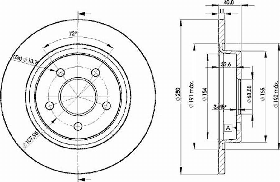 Icer 78BD3962 - Дисковый тормозной механизм, комплект avtokuzovplus.com.ua