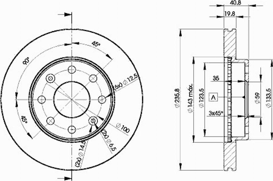 Icer 78BD4633 - Тормозной диск avtokuzovplus.com.ua