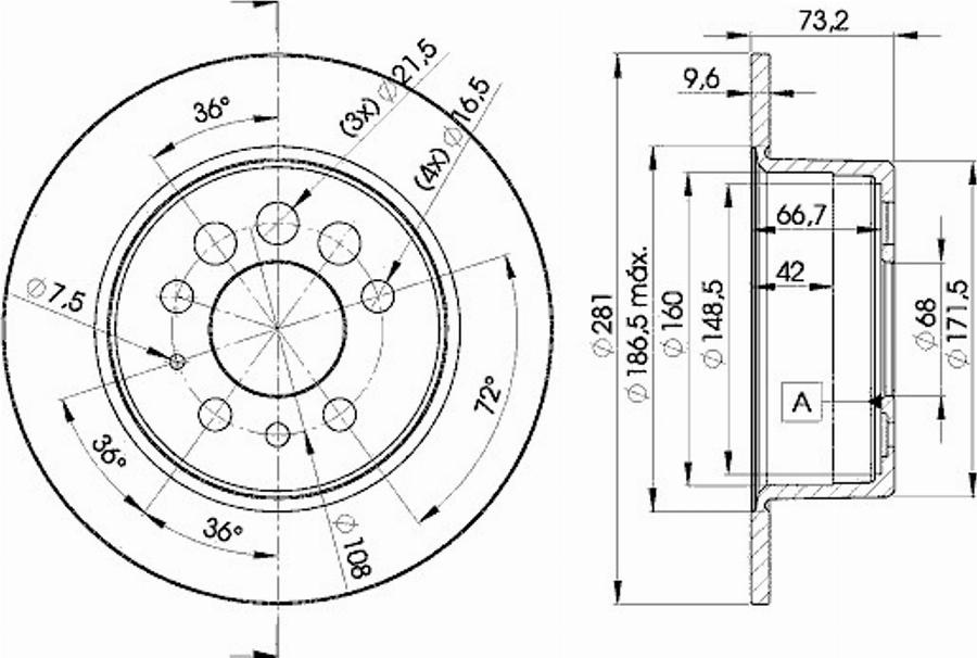 Icer 78BD5782 - Тормозной диск avtokuzovplus.com.ua