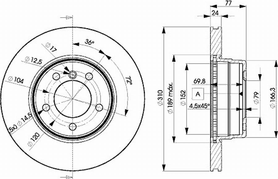 Icer 78BD6402 - Тормозной диск autodnr.net