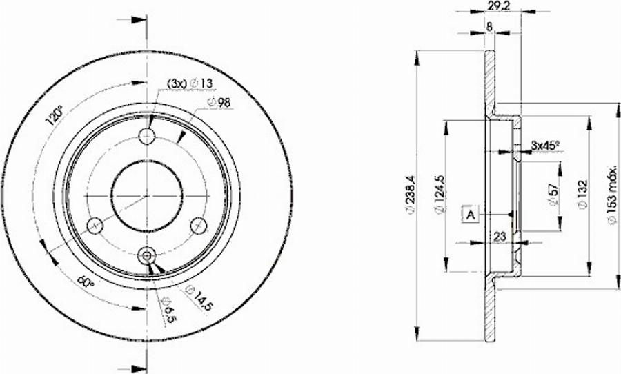 Icer 78BD7199 - Гальмівний диск autocars.com.ua