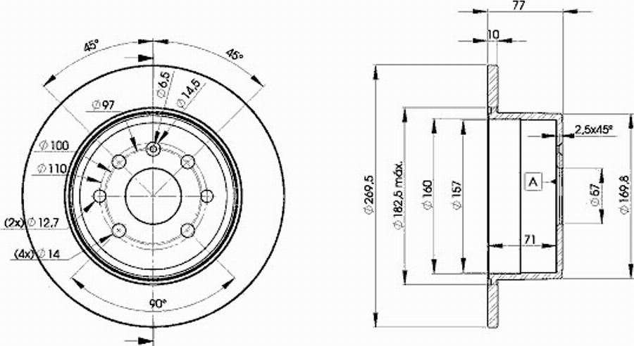 Icer 78BD9102 - Тормозной диск avtokuzovplus.com.ua