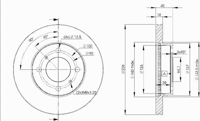 Icer 78BD9282 - Тормозной диск avtokuzovplus.com.ua