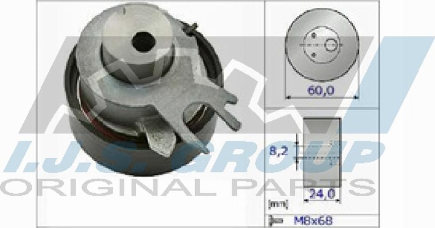 IJS 93-1226 - Натяжной ролик, ремень ГРМ autodnr.net