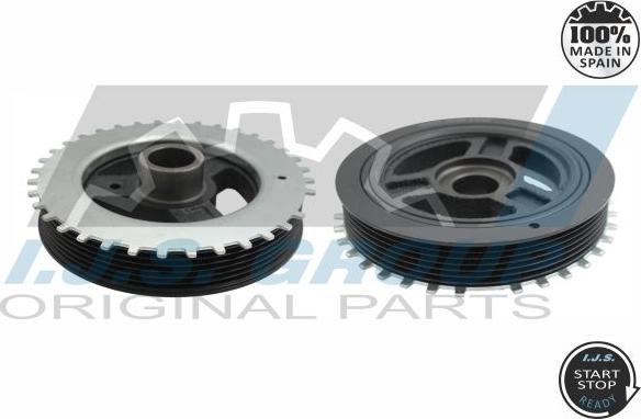 IJS GROUP 17-1259 - Ремінний шків, колінчастий вал autocars.com.ua