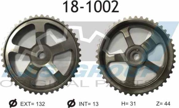 IJS GROUP 18-1002 - Шестерня, розподільчий вал autocars.com.ua