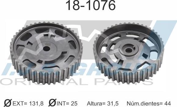 IJS GROUP 18-1076 - Шестерня, розподільчий вал autocars.com.ua