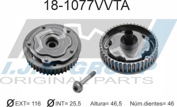 IJS GROUP 18-1077VVTA - Шестерня привода распределительного вала autodnr.net