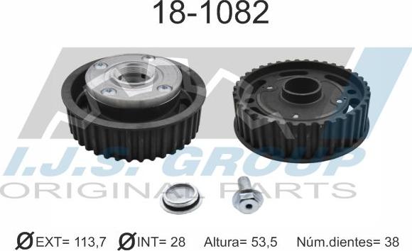 IJS GROUP 18-1082 - Шестерня, розподільчий вал autocars.com.ua