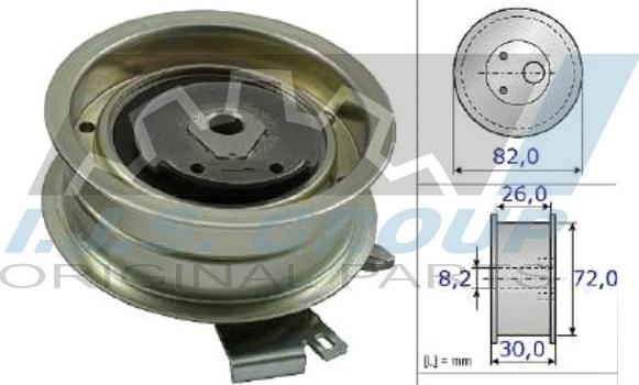 IJS GROUP 93-1146 - Натяжной ролик, ремень ГРМ autodnr.net