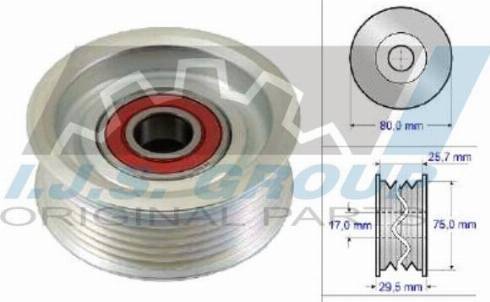 IJS GROUP 93-2109 - Направляющий ролик, поликлиновый ремень autodnr.net