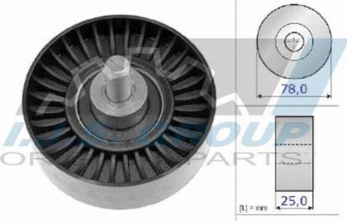 IJS GROUP 93-2161 - Направляющий ролик, поликлиновый ремень autodnr.net