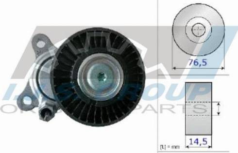 IJS GROUP 93-2349 - Натягувач ременя, клинові зуб. autocars.com.ua