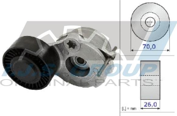 IJS GROUP 93-2453 - Натягувач ременя, клинові зуб. autocars.com.ua