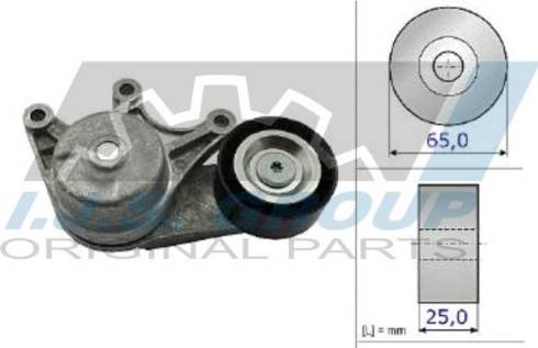 IJS GROUP 93-2473 - Натягувач ременя, клинові зуб. autocars.com.ua