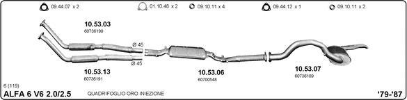 IMASAF 502000001 - Система випуску ОГ autocars.com.ua