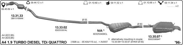 IMASAF 504000039 - Система випуску ОГ autocars.com.ua