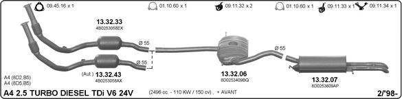 IMASAF 504000041 - Система випуску ОГ autocars.com.ua