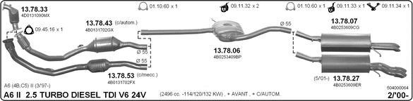 Imasaf 504000064 - Система випуску ОГ autocars.com.ua