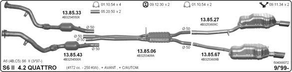 IMASAF 504000072 - Система випуску ОГ autocars.com.ua