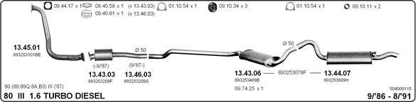 IMASAF 504000115 - Система випуску ОГ autocars.com.ua