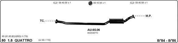 IMASAF 504000117 - Система випуску ОГ autocars.com.ua