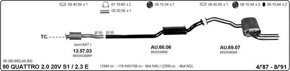 IMASAF 504000131 - Система випуску ОГ autocars.com.ua