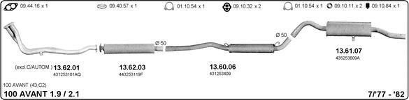 IMASAF 504000138 - Система випуску ОГ autocars.com.ua