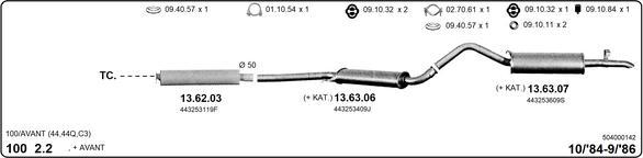 IMASAF 504000142 - Система випуску ОГ autocars.com.ua