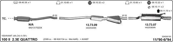 IMASAF 504000192 - Система випуску ОГ autocars.com.ua