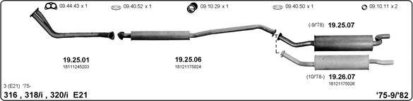 IMASAF 511000009 - Система випуску ОГ autocars.com.ua