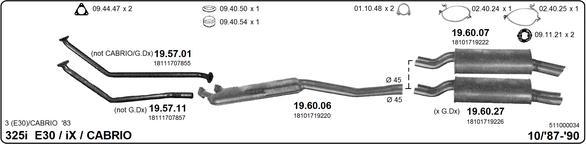 IMASAF 511000034 - Система випуску ОГ autocars.com.ua