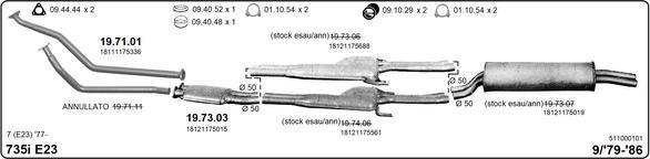 IMASAF 511000101 - Система випуску ОГ autocars.com.ua