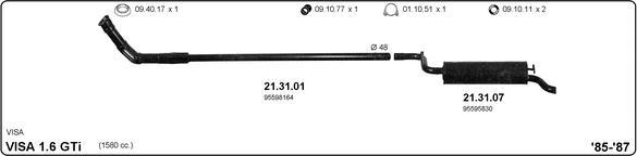 IMASAF 514000148 - Система випуску ОГ autocars.com.ua