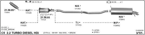IMASAF 514000239 - Система випуску ОГ autocars.com.ua