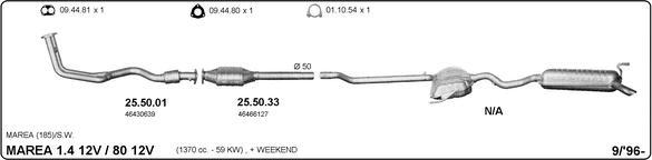 IMASAF 524000117 - Система випуску ОГ autocars.com.ua