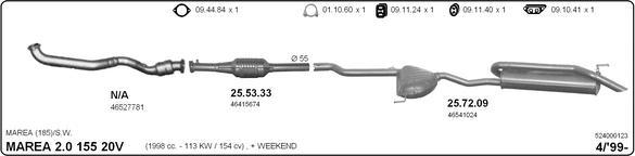 IMASAF 524000123 - Система випуску ОГ autocars.com.ua