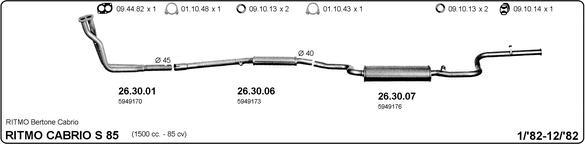 IMASAF 524000228 - Система випуску ОГ autocars.com.ua