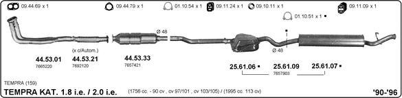 IMASAF 524000289 - Система випуску ОГ autocars.com.ua