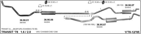 IMASAF 525000327 - Система випуску ОГ autocars.com.ua