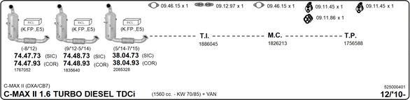 IMASAF 525000401 - Система випуску ОГ autocars.com.ua