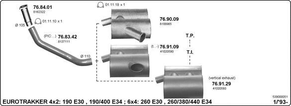 IMASAF 539000051 - Система випуску ОГ autocars.com.ua