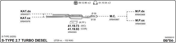 IMASAF 540000010 - Система випуску ОГ autocars.com.ua