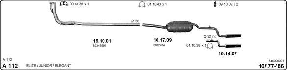 Imasaf 546000001 - Система випуску ОГ autocars.com.ua