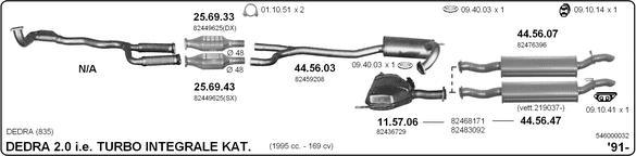 Imasaf 546000032 - Система випуску ОГ autocars.com.ua