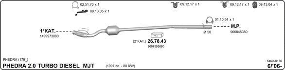 Imasaf 546000176 - Система випуску ОГ autocars.com.ua