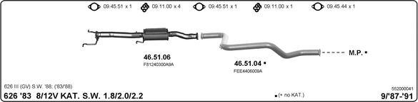 IMASAF 552000041 - Система випуску ОГ autocars.com.ua