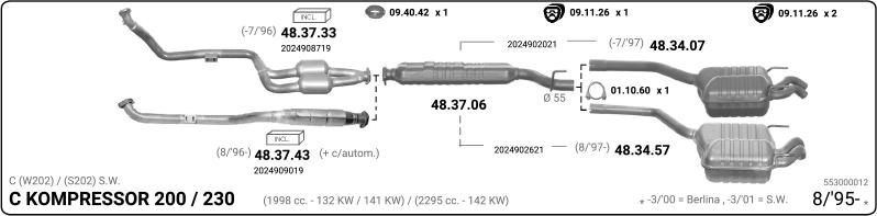 Imasaf 553000012 - Система выпуска ОГ autodnr.net