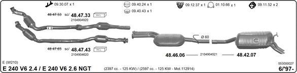 IMASAF 553000027 - Система випуску ОГ autocars.com.ua