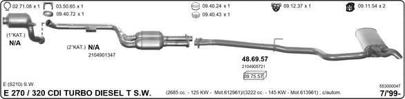 IMASAF 553000047 - Система випуску ОГ autocars.com.ua